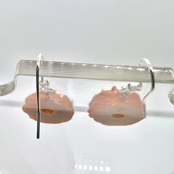 Sprinkle Donut Earrings - Croissant Earrings - Food Earrings - Baker Earrings - Picture 6 of 9